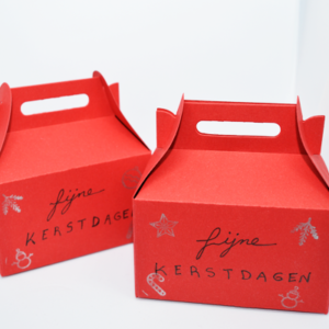 Handgemaakte kerstdoosjes