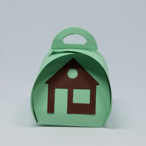 Ovaledoosjes met huis
