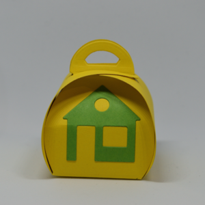 Ovaledoosjes met huis